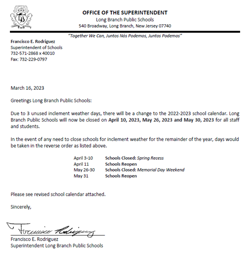 Long Branch Public Schools / Homepage